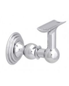 Leuninghouder Oxford, hol zadel, chroom, prijs per 2 stuks