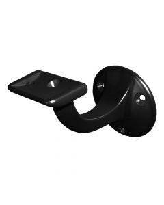 Leuninghouder Hermeta 3502 gegoten aluminium, kleur zwart 